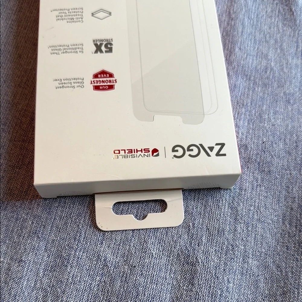 ZAGG White Glass Screen Protector Premium Mobile Accessory